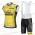 2018 Lotto Jumbo Wielerkleding Set Wielershirt Mouwloze+Fiets Koersbroek A2018908