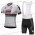 2018 Lotto Soudal wit Wielerkleding Set Wielershirt Korte Mouw+Fiets Koersbroek A2018918