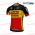 2018 Lotto Soudal zwart geel rood Wielershirt Lange Mouw A2018913