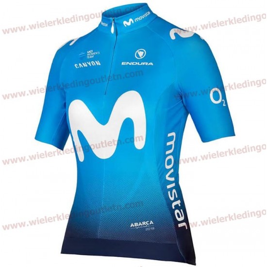 MOVISTAR TEAM 2018 Dame Wielershirt korte mouw 1152w