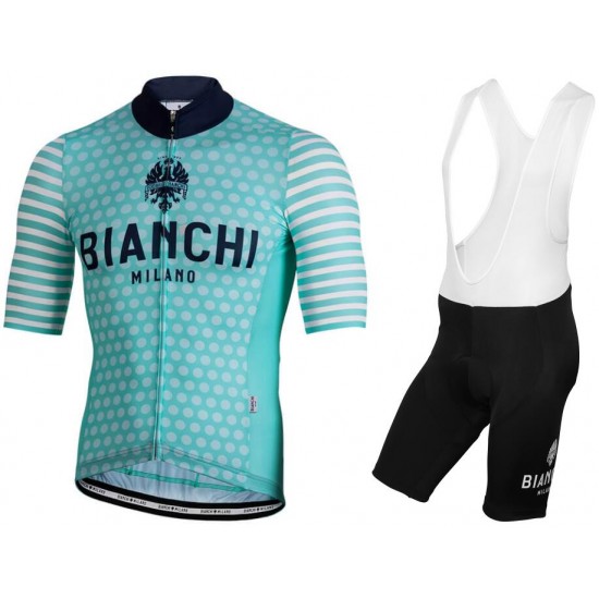 BIANCHI MILANO Davoli Fietskleding Set Fietsshirt Korte Mouw+Korte fietsbroeken Bib 190224048