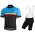 BIANCHI MILANO Codigoro blue Fietskleding Set Fietsshirt Korte Mouw+Korte fietsbroeken Bib 190224052