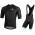 BIANCHI MILANO Savignano Black Fietskleding Set Fietsshirt Korte Mouw+Korte fietsbroeken Bib 190224059