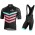 BIANCHI MILANO Nicandro Black Fietskleding Set Fietsshirt Korte Mouw+Korte fietsbroeken Bib 190224067