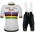 Boels Dolmans 2019 World Champion Fietskleding Set Fietsshirt Korte Mouw+Korte fietsbroeken Bib 19040721