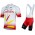 COFIDIS 2019 Fietskleding Set Fietsshirt Korte Mouw+Korte fietsbroeken Bib 19040734