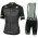 Peter Sagan LOGO Team 2019 Line black Fietskleding Set Fietsshirt Korte Mouw+Korte fietsbroeken Bib 19040781