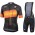 Team Sagan Stars 2019 black Fietskleding Set Fietsshirt Korte Mouw+Korte fietsbroeken Bib 19040786