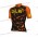 ALE SOLID Cracle orange Wielershirt Korte Mouw A2018978