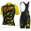 ALE SOLID Cracle Fluo yellow Wielerkleding Set Wielershirt korte mouwen+Fiets Koersbroek A2018986