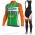 Bardiani Csf 2018 Wielerkleding Set Wielershirt lange mouw+Lange Fietsbroeken Bib 1112w