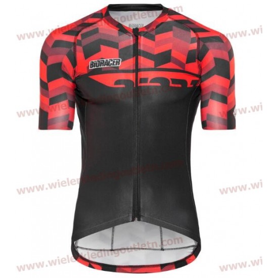 Bioracer Spitfire Fishbone Rood 2018 Wielershirt korte mouwen 18A0089