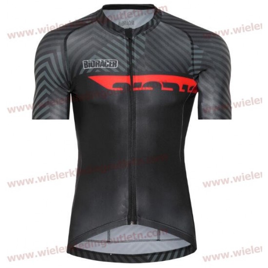 Bioracer Spitfire Dazzle Rood Wielershirt korte mouwen 18A0085