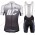 Cipollini Shading wit Zwart Wielerkleding Set Fietsshirt Korte Mouw+Fiets Koersbroek 18C10305