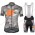 Cipollini Prestige Camo Grijs oranje Wielerkleding Set Fietsshirt Korte Mouw+Fiets Koersbroek 18C10289