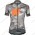 Cipollini Prestige Camo Grijs oranje Wielershirt korte mouw 18C10292