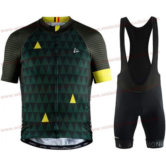 Craft Monuments LBL La Doyenne 2018 Wielerkleding Set Wielershirt korte mouwen+Fiets Koersbroek D124