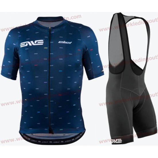 ENVE X ELIEL ASTEROID Wielerkleding Set Wielershirt korte mouwen+Fiets Koersbroek D138