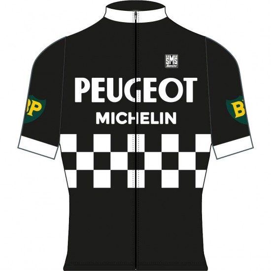 PEUGEOT BP MICHELIN BLACK Fietsshirt korte mouw 19040727