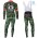 2018 Armee De Terre Camouflage winterset Wielerkleding Set Wielershirts lange mouw+fietsbroek lang met zeem NV7yi