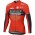 2018 Profteam Merida Bahrain rood Wielershirts lange mouw DEQYe