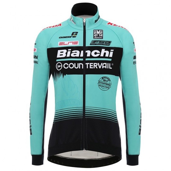 2018 Profteam Bianchi Countervail Wielershirts lange mouw 3NYd2