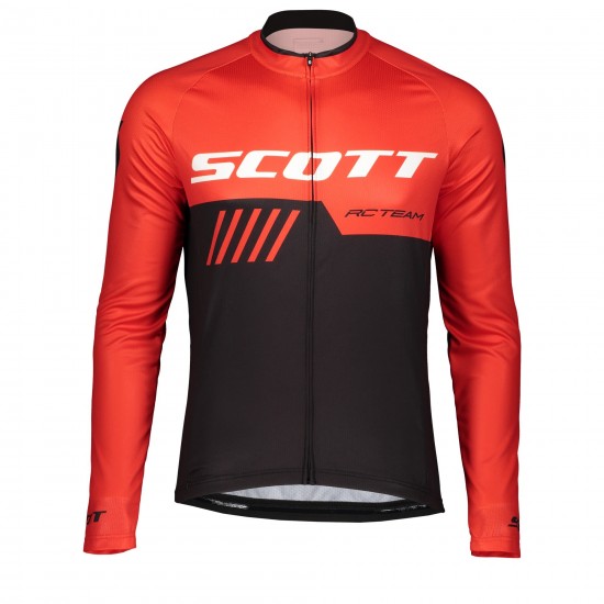 2019 Scott-RC-Profteam zwart-rood Wielershirts lange mouw 2AuCT