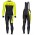 2019 Scott-RC PRO zwart-geel Fietskleding Fietsshirt lange mouw+Lange fietsbroeken Bib O8d8m