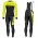 2019 Scott-RC PRO zwart-geel winterset Wielerkleding Set Wielershirts lange mouw+fietsbroek lang met zeem cSJPB