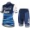 Trek Segafredo 2019 Dames blauw Fietskleding Set Fietsshirt korte mouw+Korte fietsbroeken 5Ivb4