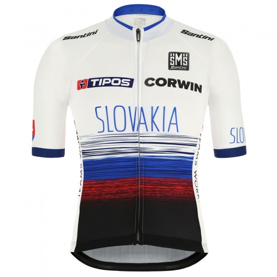 Slovakia National 2019 Fietsshirt korte mouw 19040713