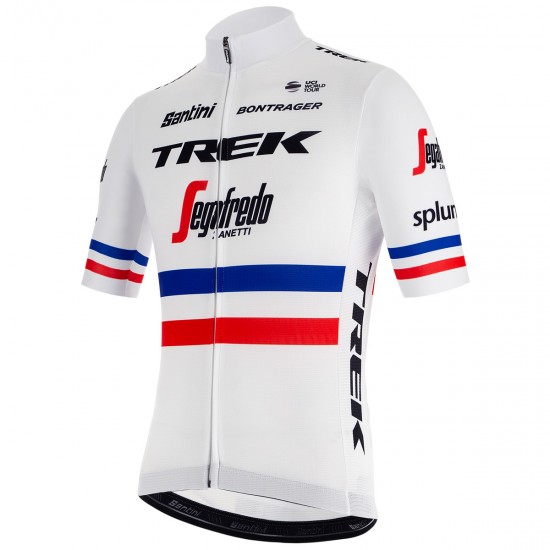 Trek Segafredo 2019 French Champion Fietsshirt korte mouw 190224099