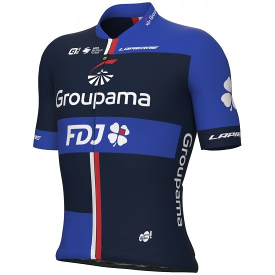 GROUPAMA-FDJ 2023 wielershirt met korte mouwen - ALE professioneel wielerteam