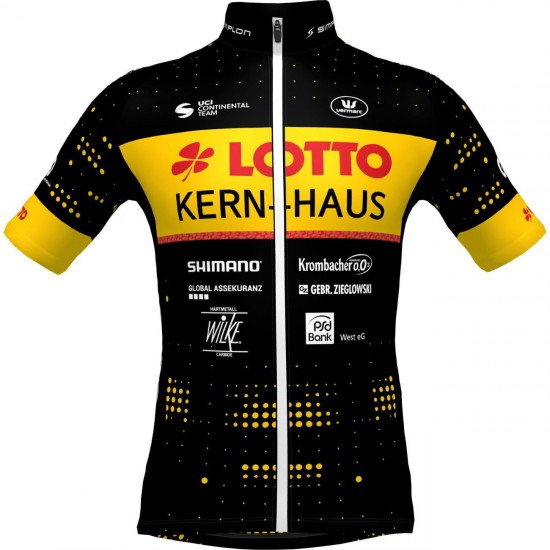 Team Lotto-Kern Haus 2023 wielershirt korte mouw (lange ritssluiting) professionele wielerploeg